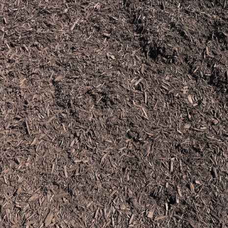 mulch double ground brown