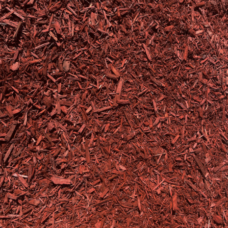 mulch double ground red
